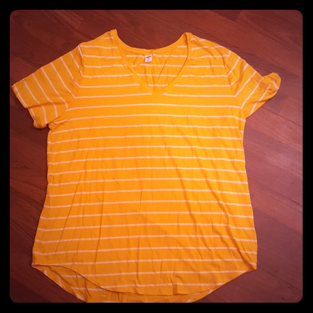 Yellow Striped Tee